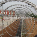 Crossed concertina razor wire(very sharp razor) galvanized razor barb wire